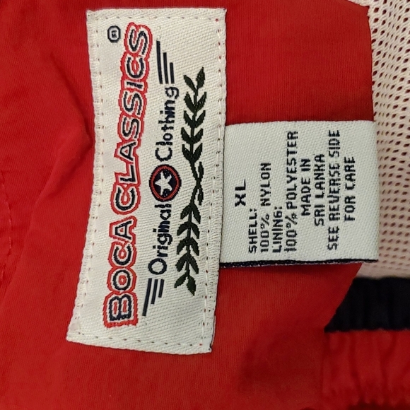 🩳 BOCA CLASSIC XL RED SWIM TRUNKS - Picture 3 of 4